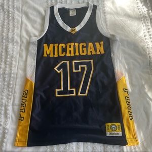 NWOT VS Pink University of Michigan Basketball Jersey Size XS